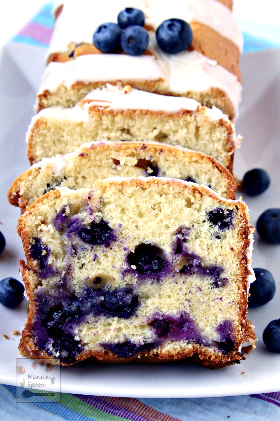 Blueberry Ricotta Pound Cake