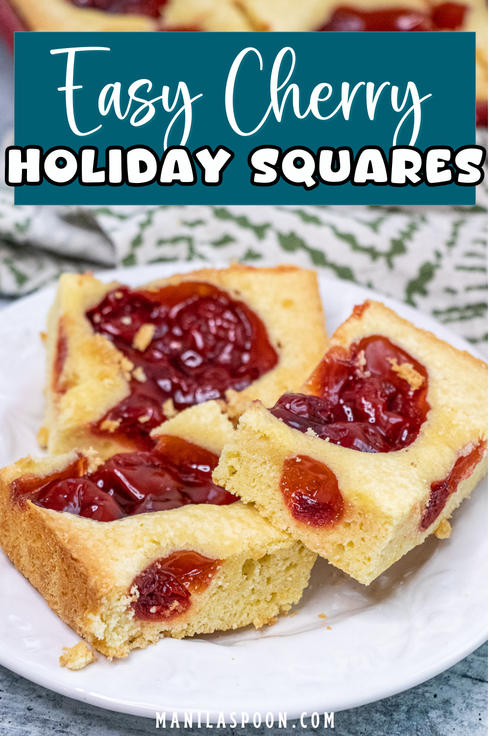 Cherry Holiday Squares