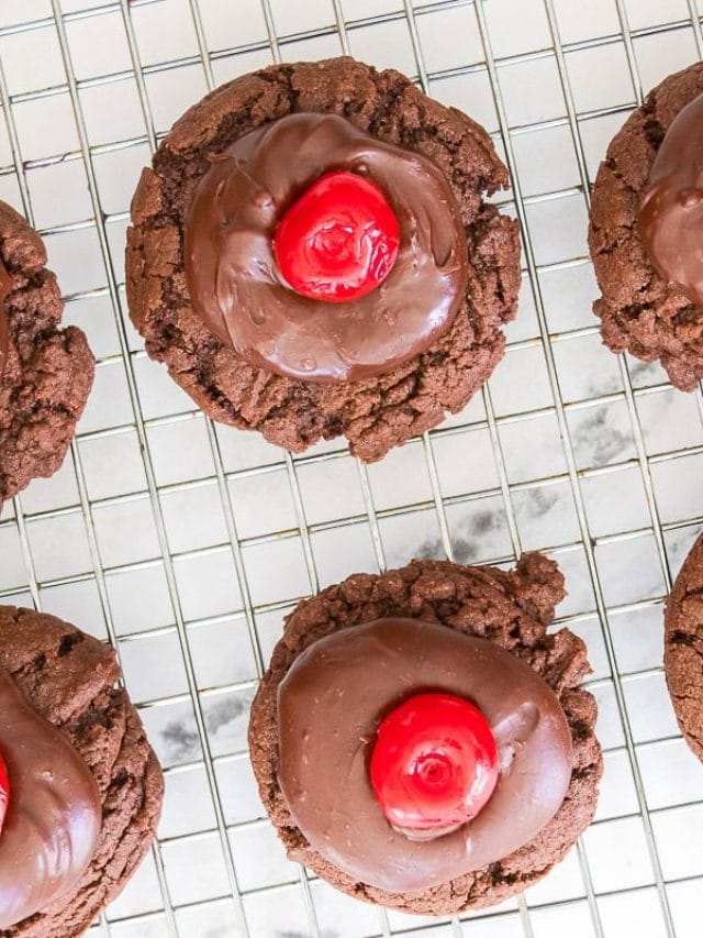 Chocolate Cherry Cookies Story