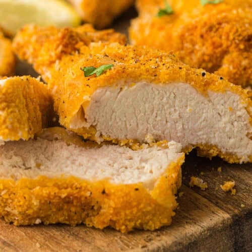 Easy Air Fryer Chicken Cutlets