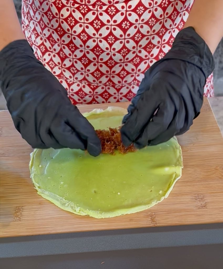 rolling the pancake
