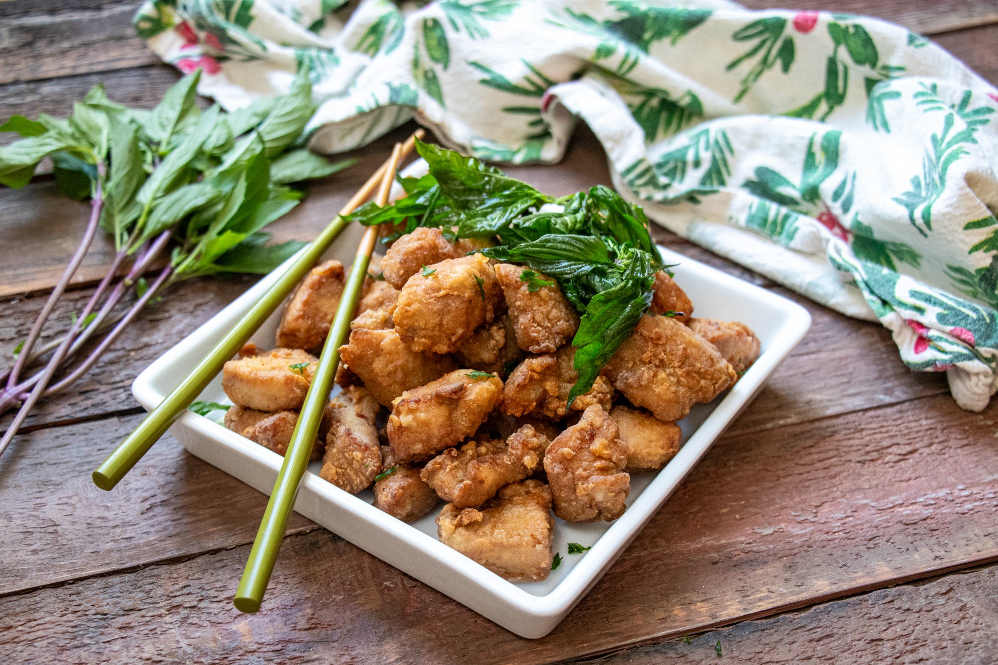 Taiwanese popcorn chicken