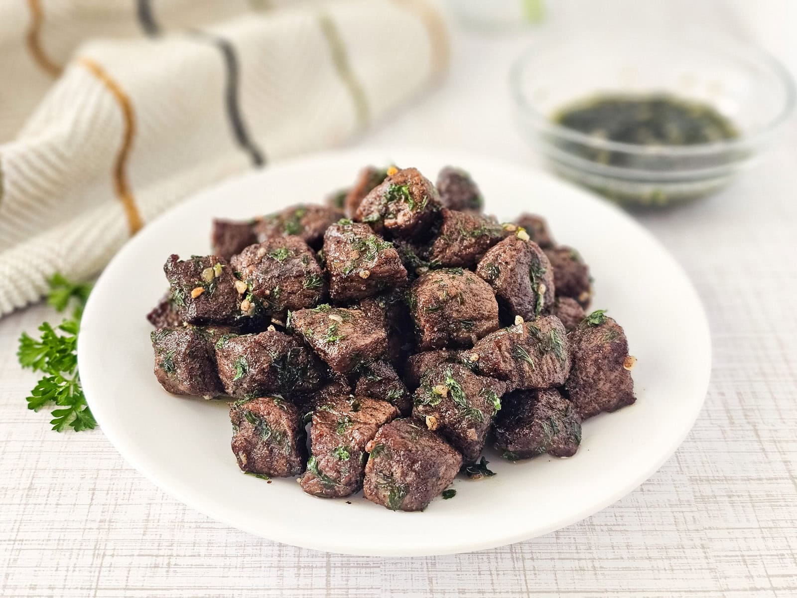 Garlic Steak Tips