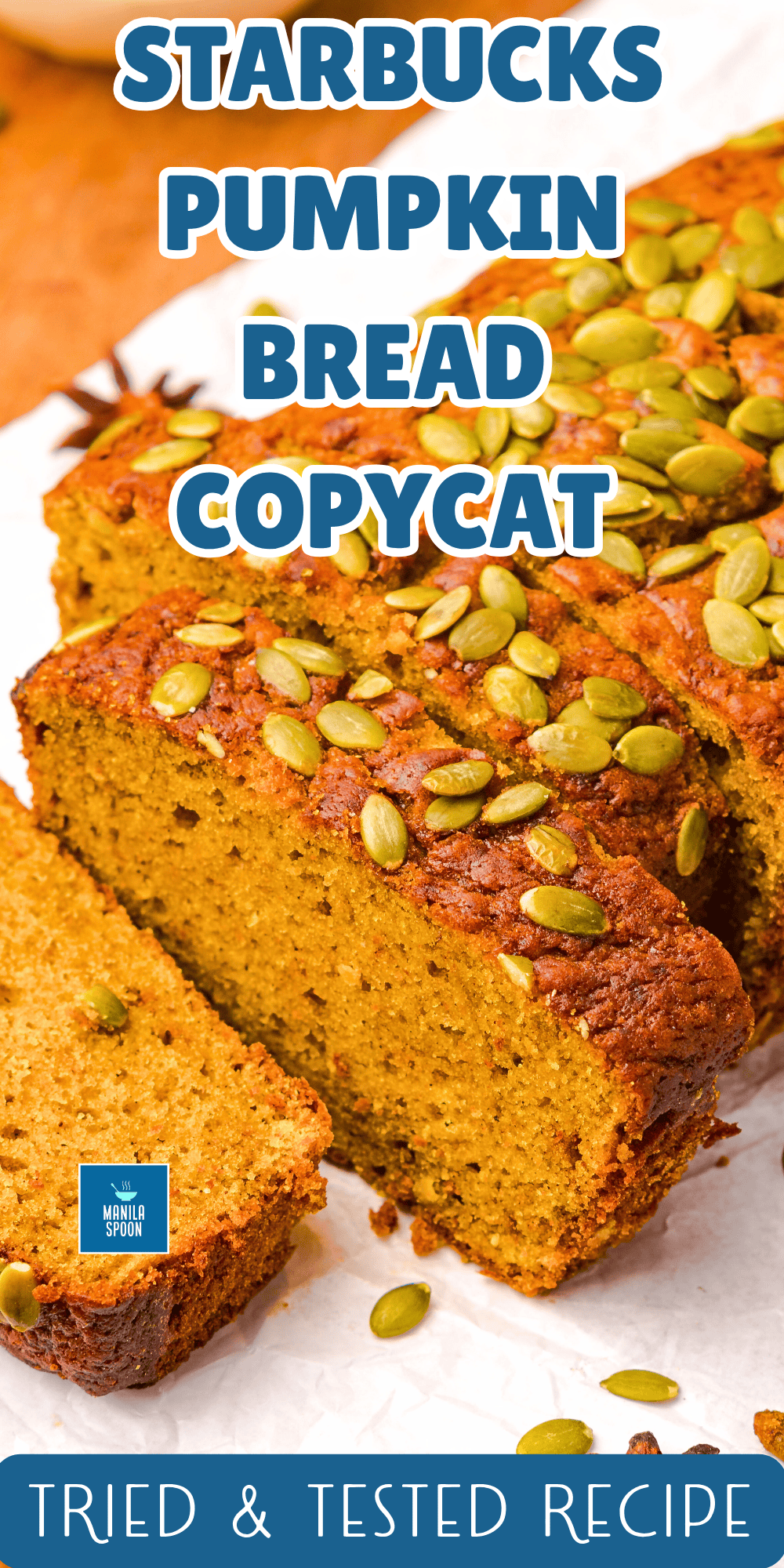 Bake your own moist and flavorful Starbucks Pumpkin Bread at home! This easy copycat recipe delivers the same spiced flavor and tender crumb as your favorite coffeehouse treat. Perfect for fall mornings and holiday baking.