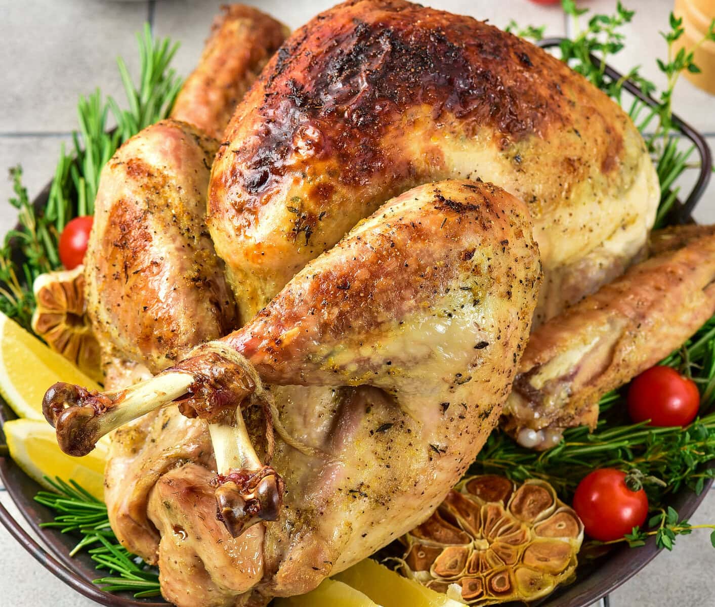 Easy Roast Turkey Recipe (with Chicken Stock)