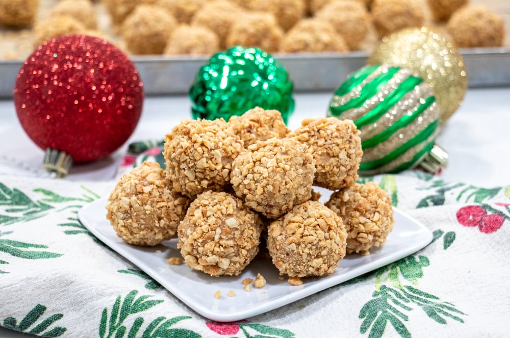 No Bake White Chocolate Peanut Butter Balls