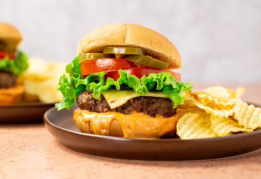Sriracha Mayonnaise Burgers