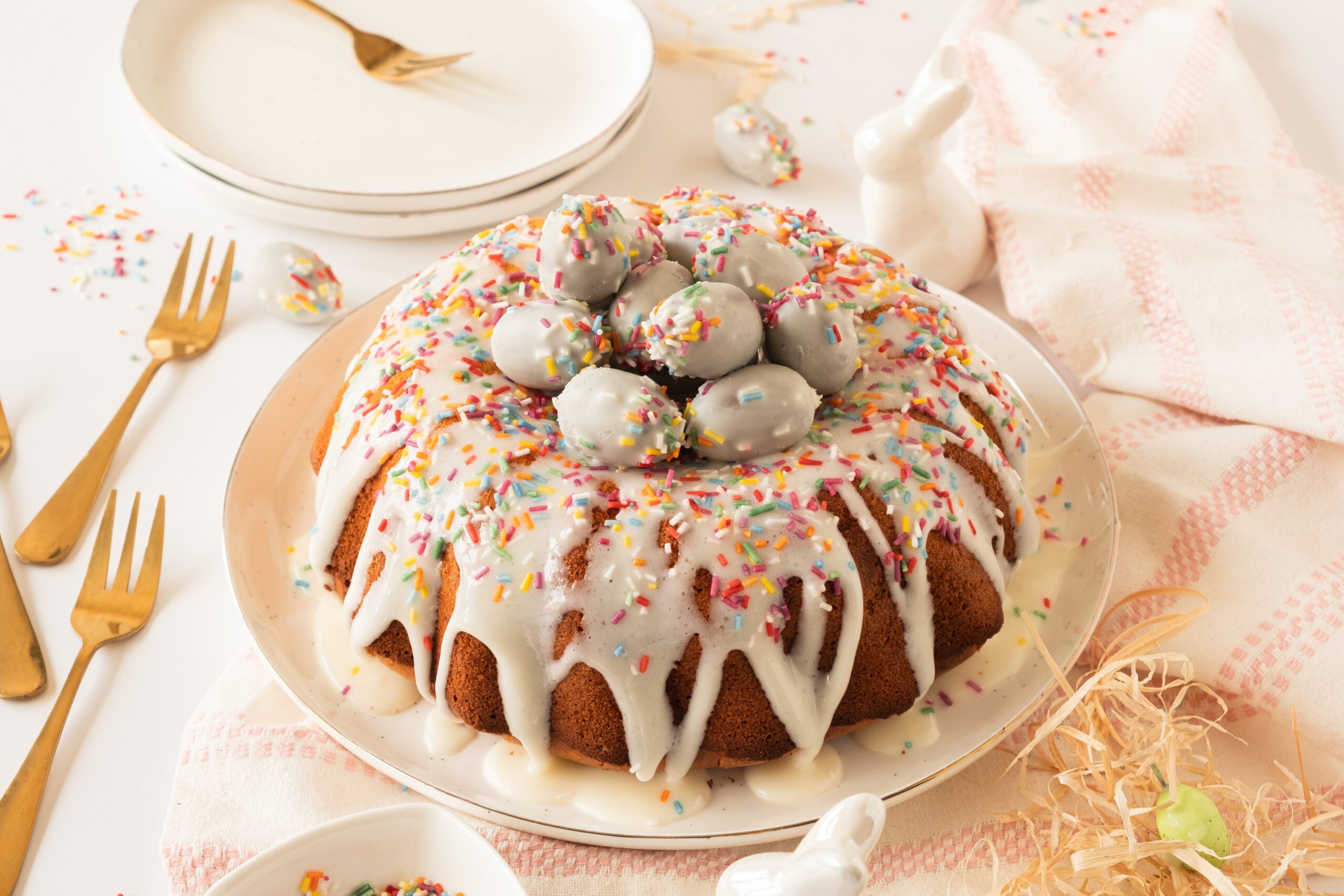 Easter Lemon Bundt Cake