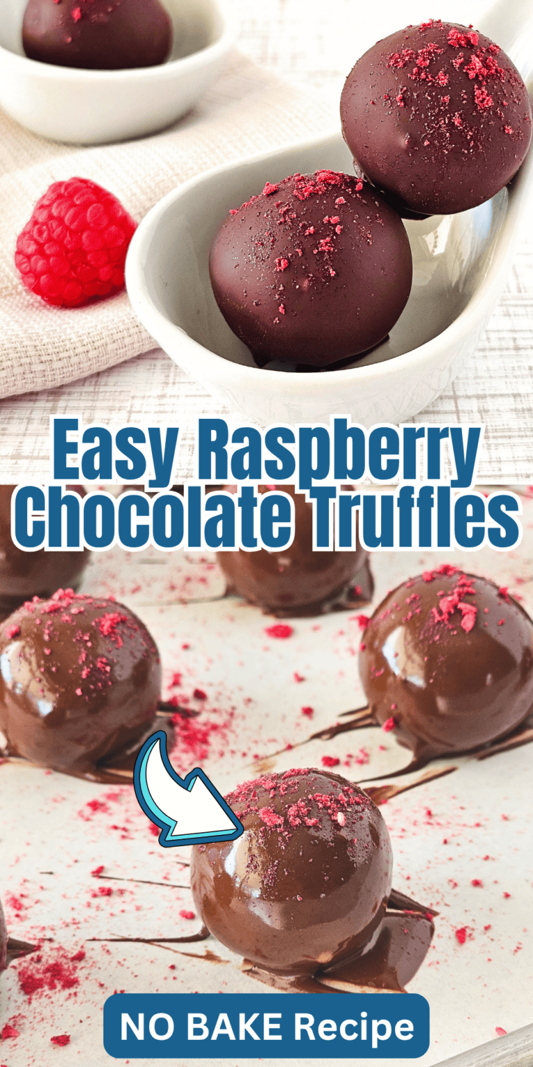 Easy Raspberry Chocolate Truffles (No Bake Recipe) - Manila Spoon