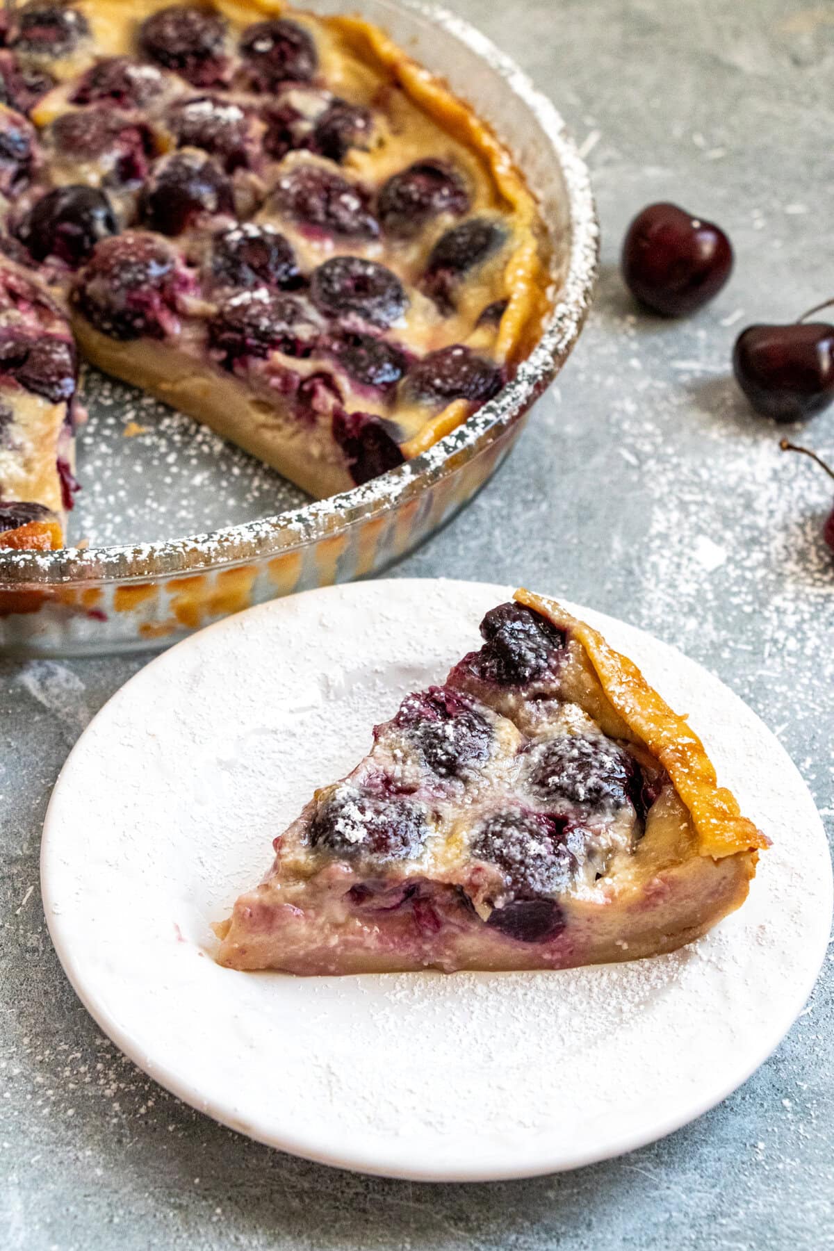 Baked Cherry Clafoutis