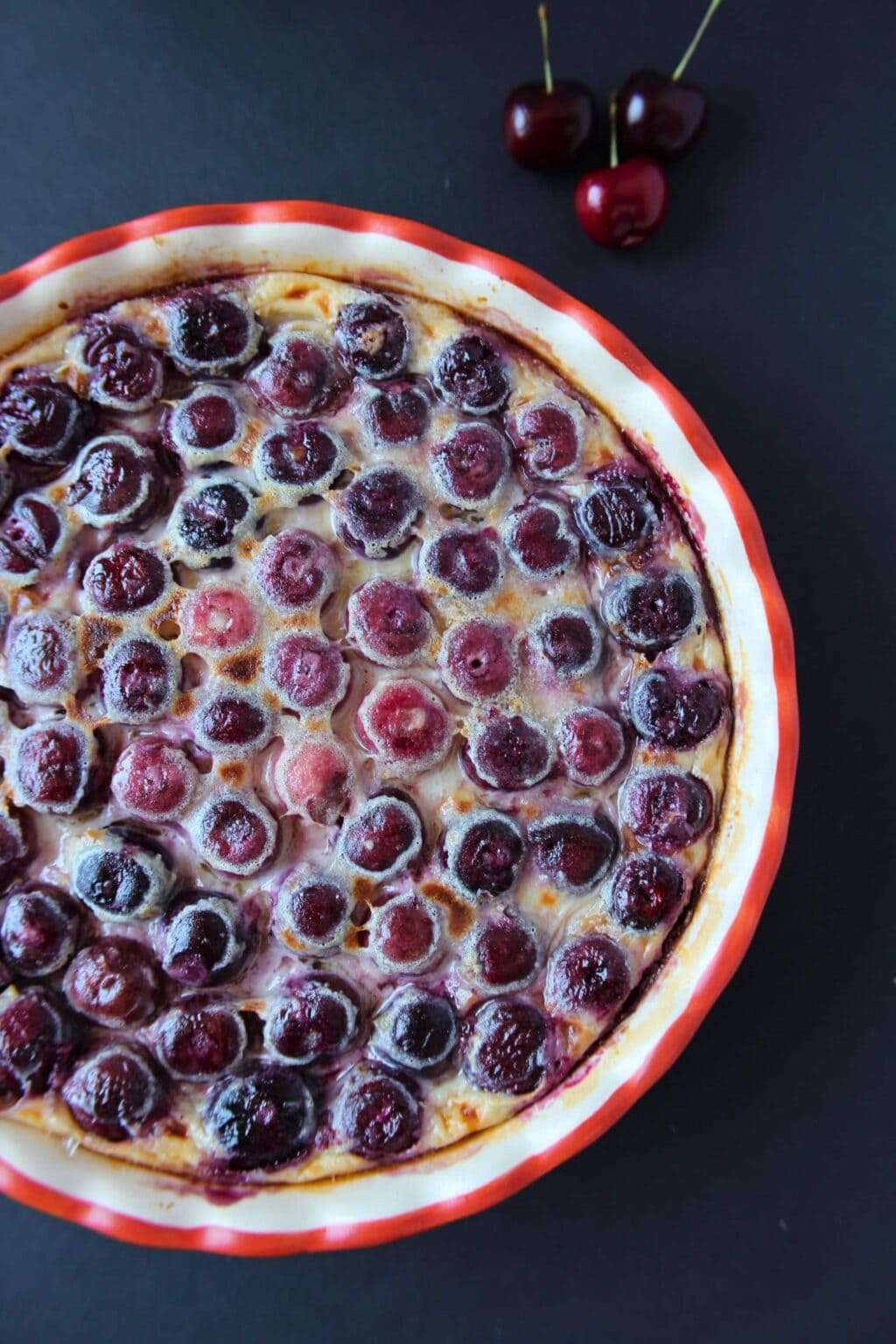 Baked Cherry Clafoutis